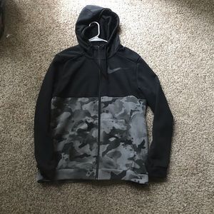 Nike Dri-Fit Hoodie Sweatshirt Camo Men’s Large